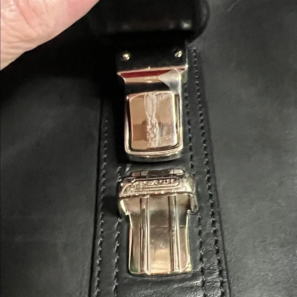 Coach 2008 Lexington Black Leather Briefcase